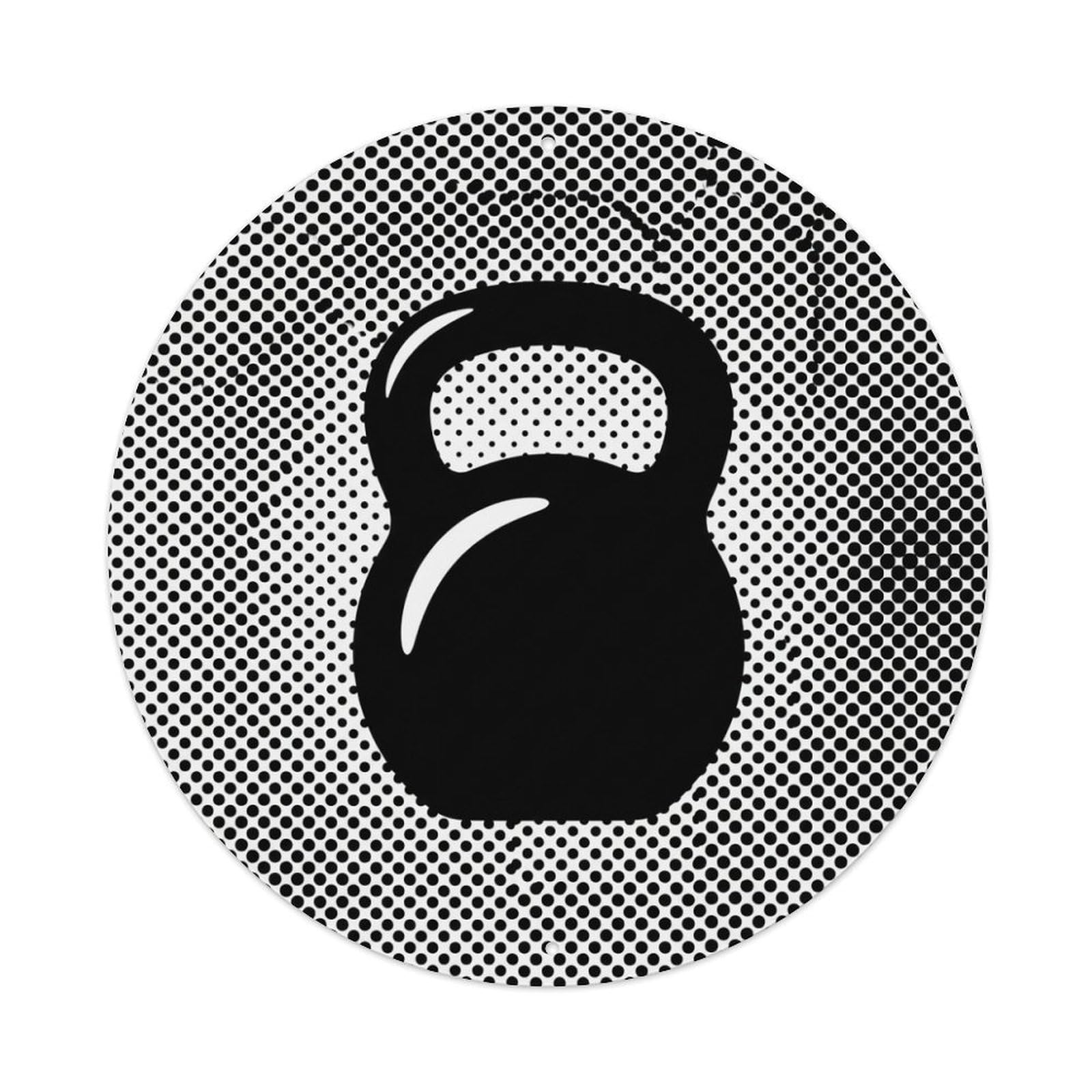 Fyrn Style Metal Tin Sign Gym Fitness Workout Motivation Exercise Kettlebell Beast