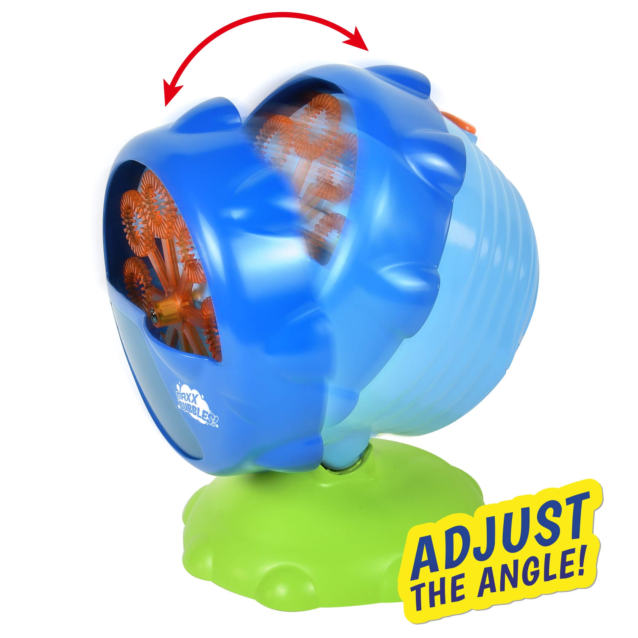 Maxx Bubbles Automatic Bubble Machine - Durable Outdoor Bubble Blower for Kids | LED Light with Adjustable Angle for Parties - Sunny Days Entertainment - Image 2