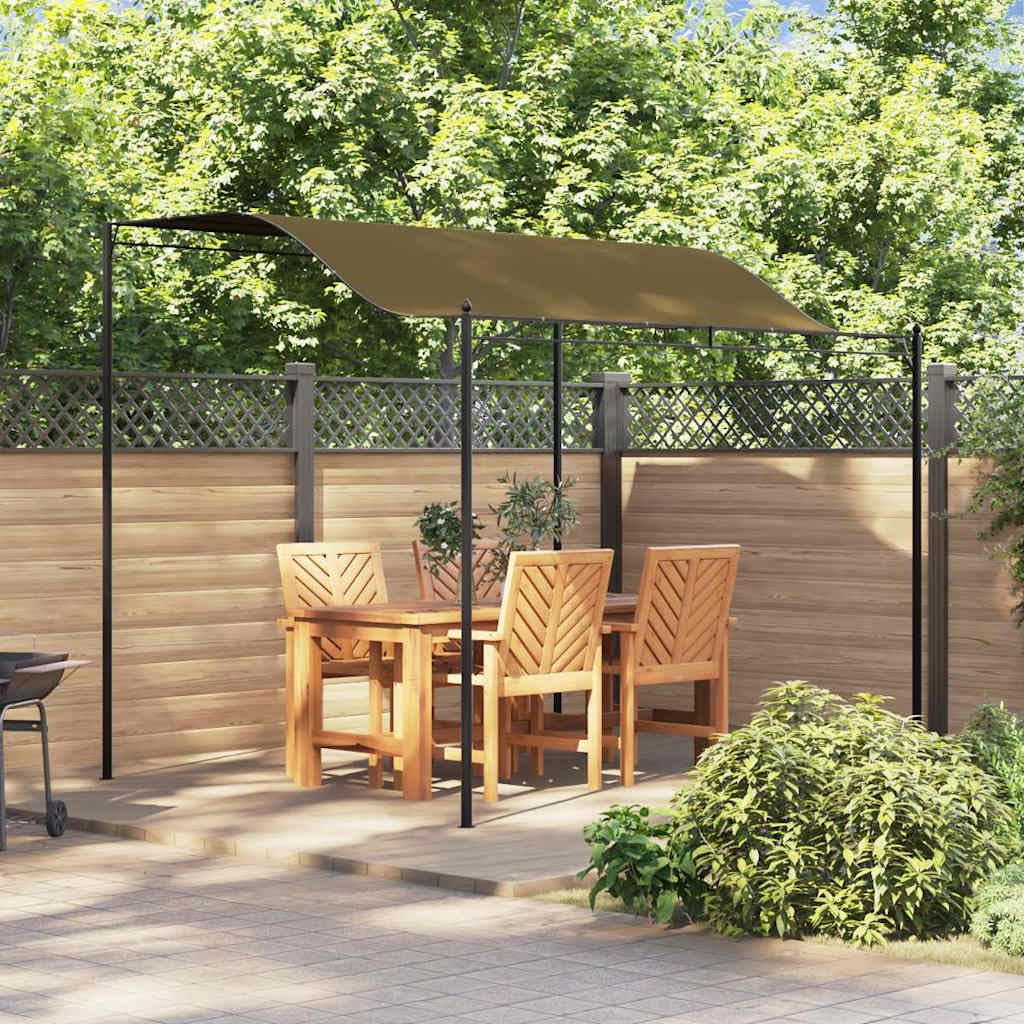 Markiza namiotowa 3x2 m Taupe 180 g/m², poliester domek ogrodowy ze stalową konstrukcją na spotkania rodzinne, grill, kemping i imprezy