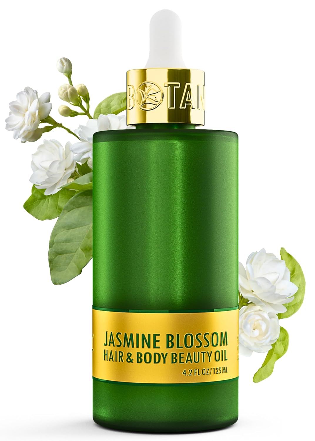 BOTANICAL HAIR GROWTH LAB Nourishing Oil for Body & Hair | Jasmine Blossom | Organic, Pure, Natural Skincare (4.2 fl oz | 125 ml)