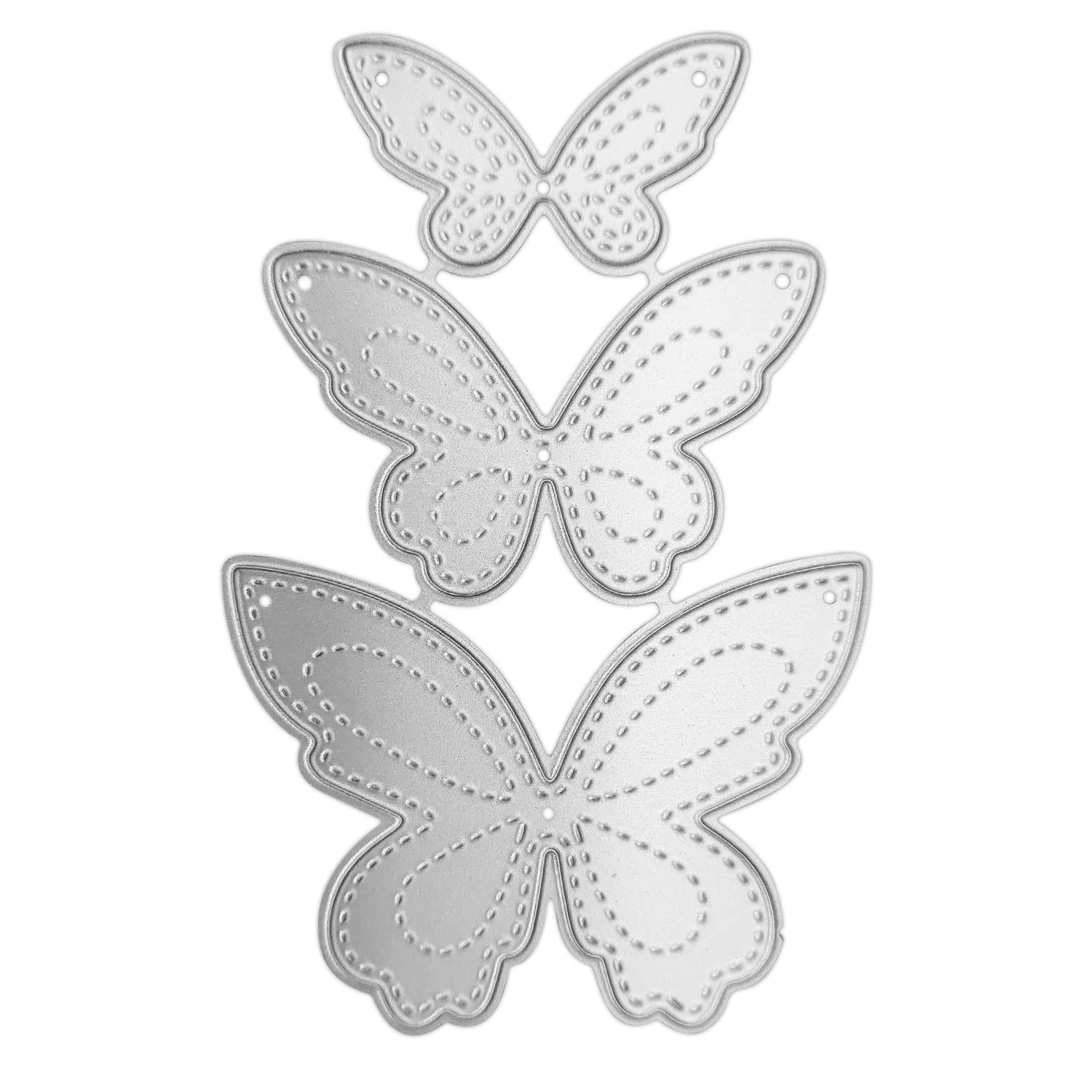 ALLY-MAGIC 3 Pcs Dies for Card Making Butterfly Metal Die Cuts for Card Making Cutting Dies Embossing Stencils Y4-HDMJ