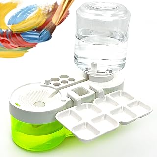 2025 Multifunctional Paint Brush Cleaner Brush rinse cup: Acrylic Paint brush cleaner tool Paint water cup Paint Water Dispenser Paint Brush Washer paint brushes for kids paint station art supplies