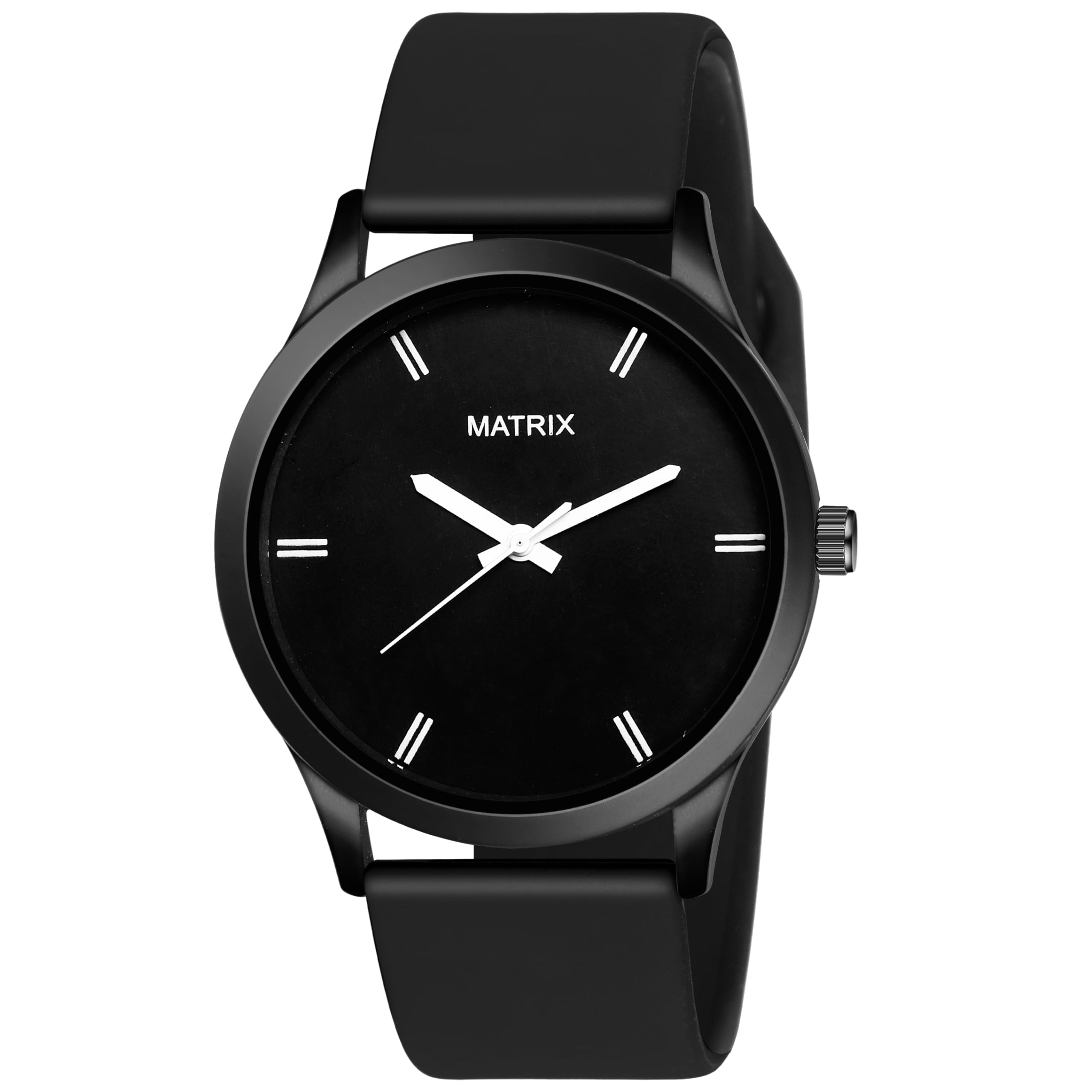 Matrix Shabby Black Dial with Softest Silicone Strap Analog Watch for Mens & Boys (B0CSK5DRL2) Amazon Price History, Amazon Price Tracker