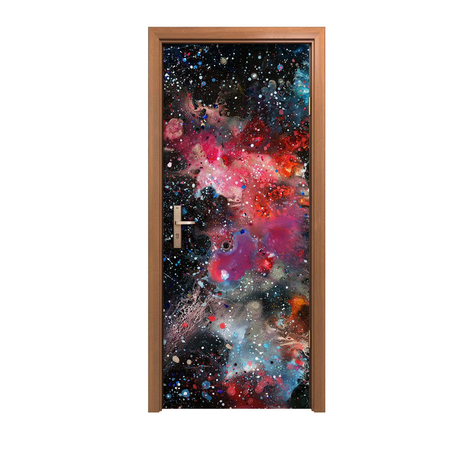 Autocollant de porte Cosmos Star 90x200cm pour créer une atmosphère poétique et relaxante