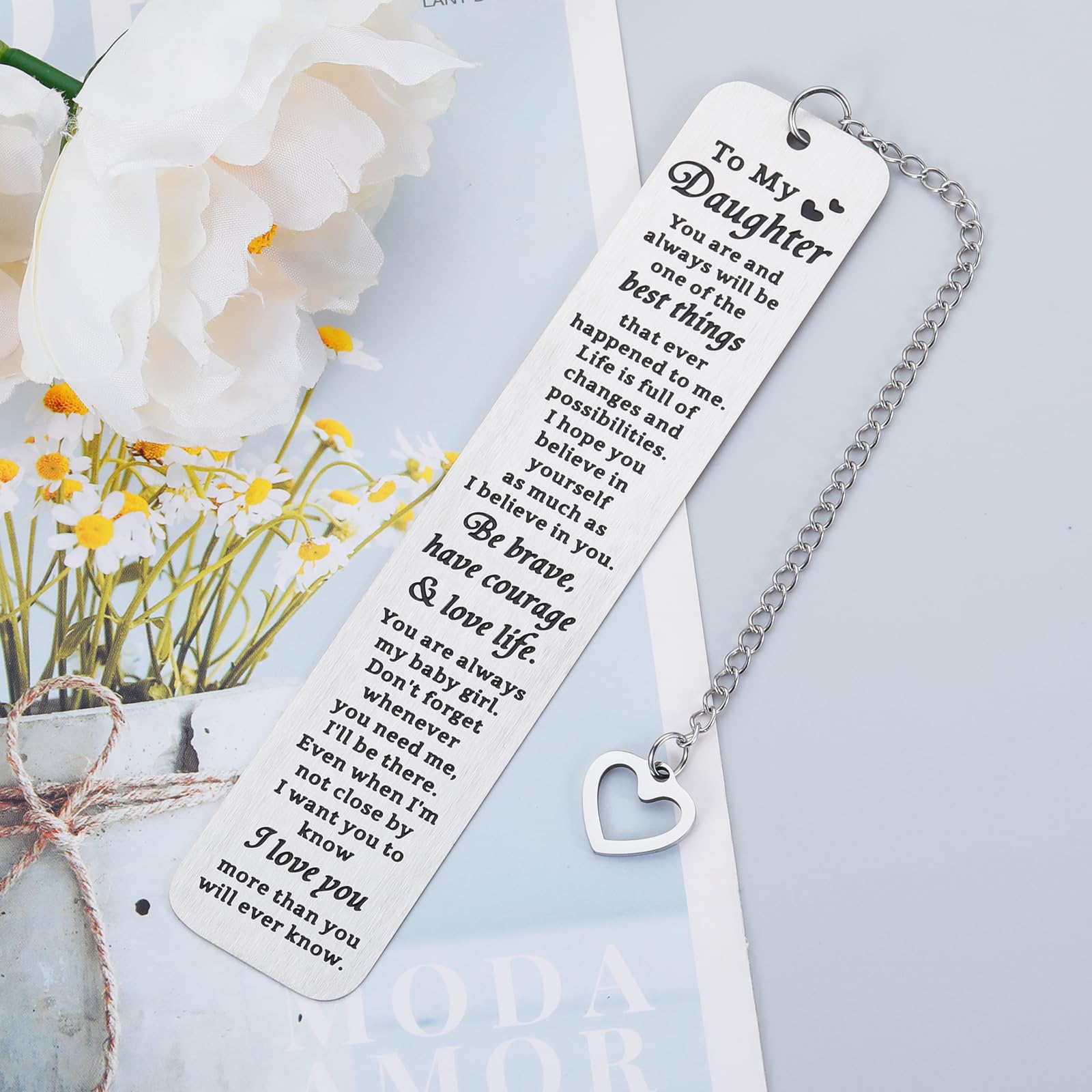Personalisiertes Geschenk Für Die Tochter – Faltbarer Kompaktspiegel Mit Gravur, Roségold, 6,5 Cm