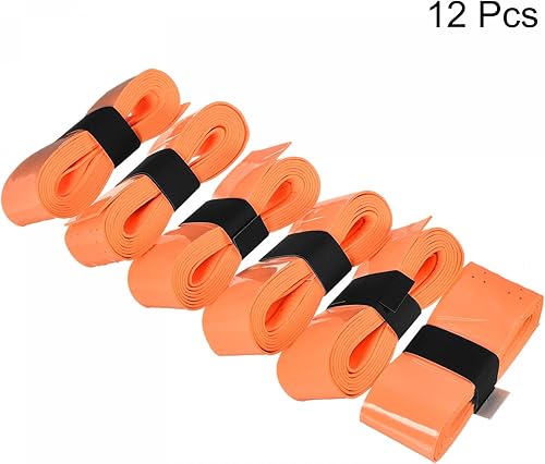 Miniatura 2 de PATIKIL Cintas de agarre para raqueta de tenis con agujero, poliuretano de agarre elástico, antideslizante, absorbe el sudor para caña de pescar de