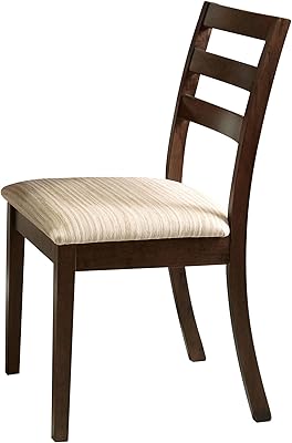 ACME 00 Set of 2 Tacoma Side Chair, Oak Finish, 35-Inch