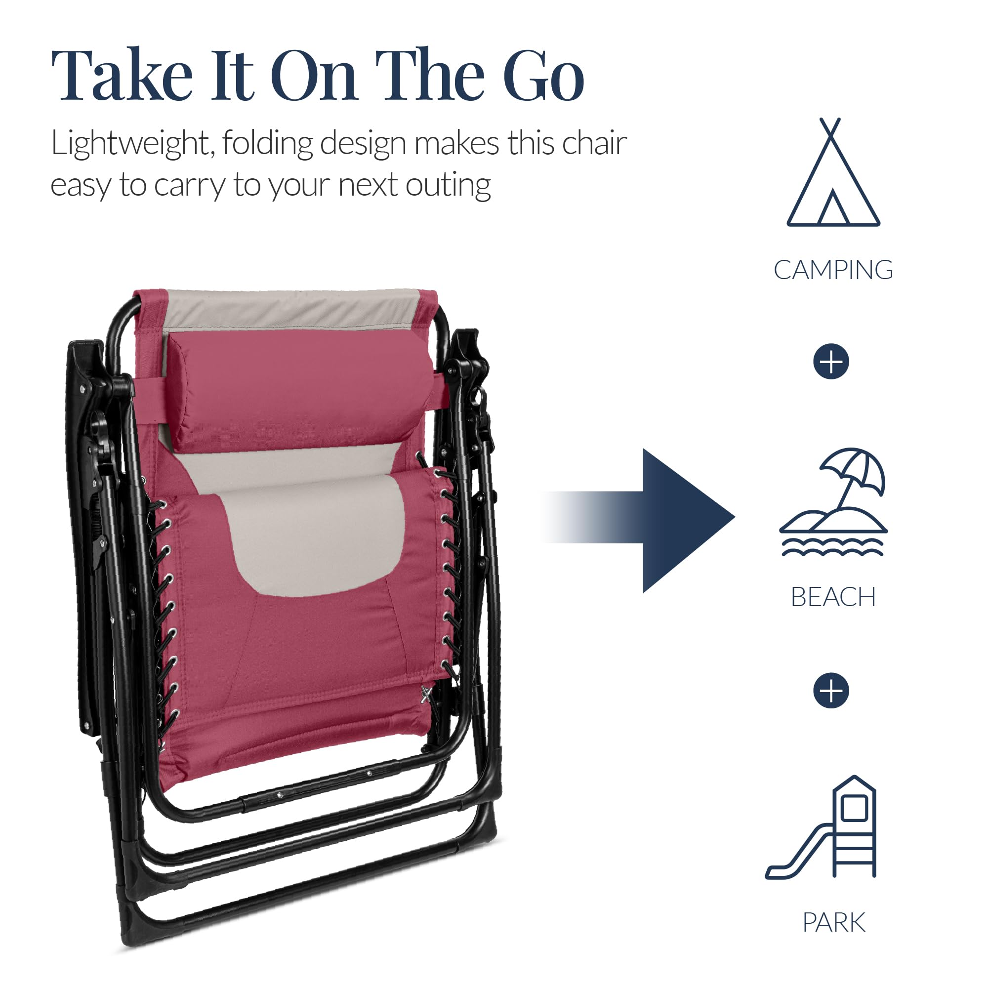 Amazon.com : Best Choice Products Oversized Padded Zero Gravity