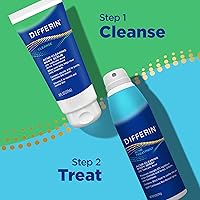 Vista 5 de Differin - Exfoliante corporal con ácido salicílico para eliminar el acné, mejora el tono y la textura de la piel en los hombros y el pecho, 8 onzas