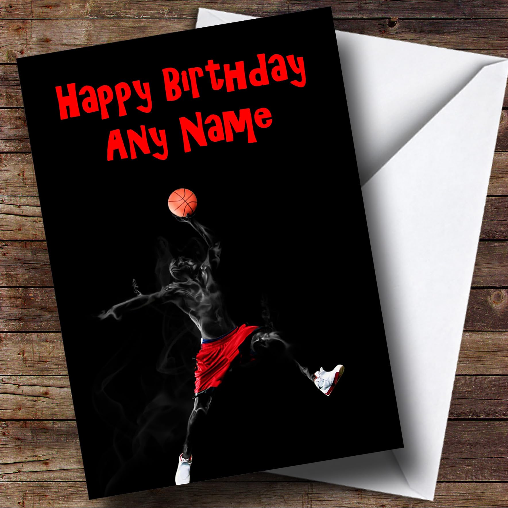 Cool Basketball Personalised Birthday Card | Birthday Card | Sports, Hobbies & Interests Card