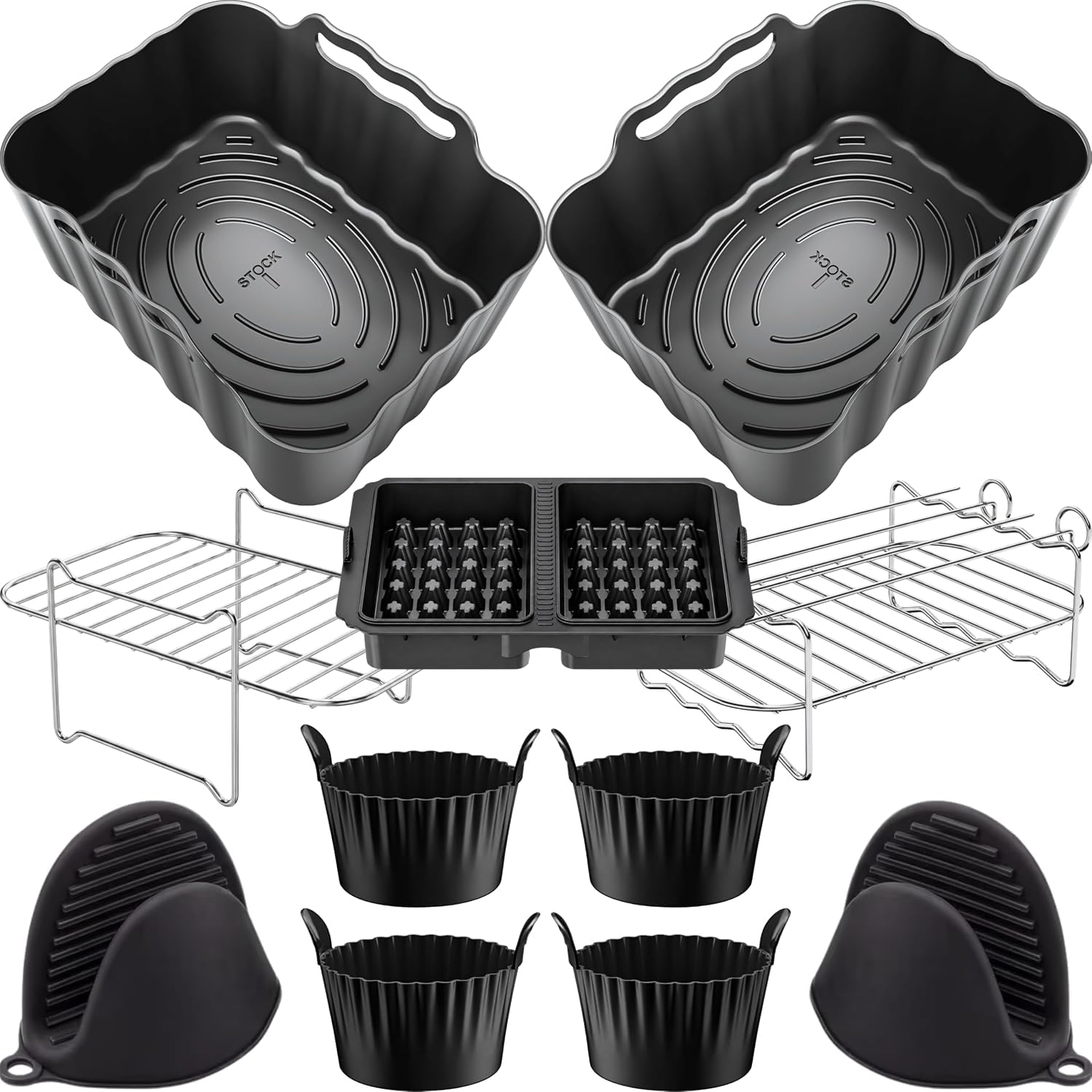 Ninja AF300UK Dual Zone Accessories | Original™ Complete Set, 15 Pieces