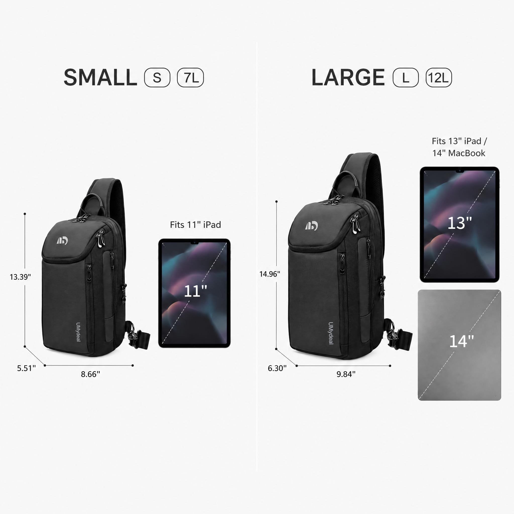 Borsa a tracolla, borsa a tracolla antifurto per uomo, impermeabile, multi tasche, borsa a tracolla per viaggi, sport casual