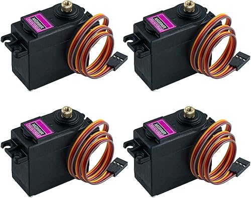 Miniatura 7 de Paquete de 5 MG90S Servo 9G Servo Metal Gear Micro Servo para Arduino Project RC Helicóptero Aviones Barco Robot Car