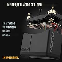 Vista 4 de NOCO Litio NLP20: Batería ultraligera de litio Powersport de 12 V - Grupo 20 - 7Ah - Potencia de arranque 600A - BMS inteligente - Certificado UL