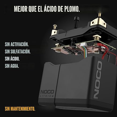 Miniatura 4 de NOCO Litio NLP20: Batería ultraligera de litio Powersport de 12 V - Grupo 20 - 7Ah - Potencia de arranque 600A - BMS inteligente - Certificado UL
