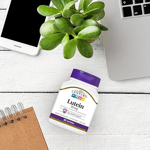 Miniatura 9 de 21st Century Luteína 20 mg cápsulas blandas, 60 unidades