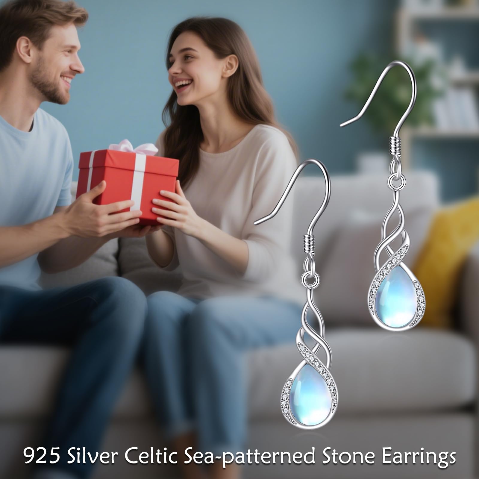 YFN Bar Ohrringe Sterling Silber Bar Hängen Tropfen Ohrringe Schmuck Geschenke für Damen Tochter