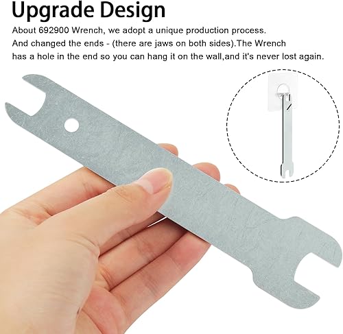 Miniatura 4 de Llave inglesa 692900 compatible con lijadora/pulidora de cable Porter 7335 7336 7336 7336-2 piezas