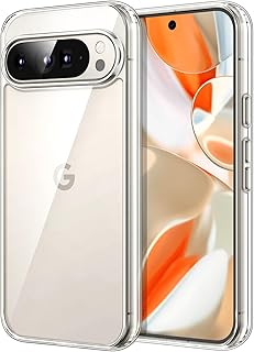 JETech Case for Google Pixel 9 Pro XL 2024, Non-Yellowing Shockproof Bumper Protective Phone Cover, Anti-Scratch Hard PC B...