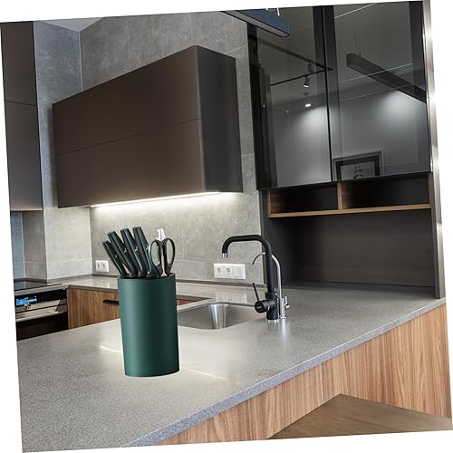 Miniatura 9 de Alipis Soporte de almacenamiento de cocina multifunción para cuchillos y utensilios, ranura para utensilios de cocina, soporte para mostrador,