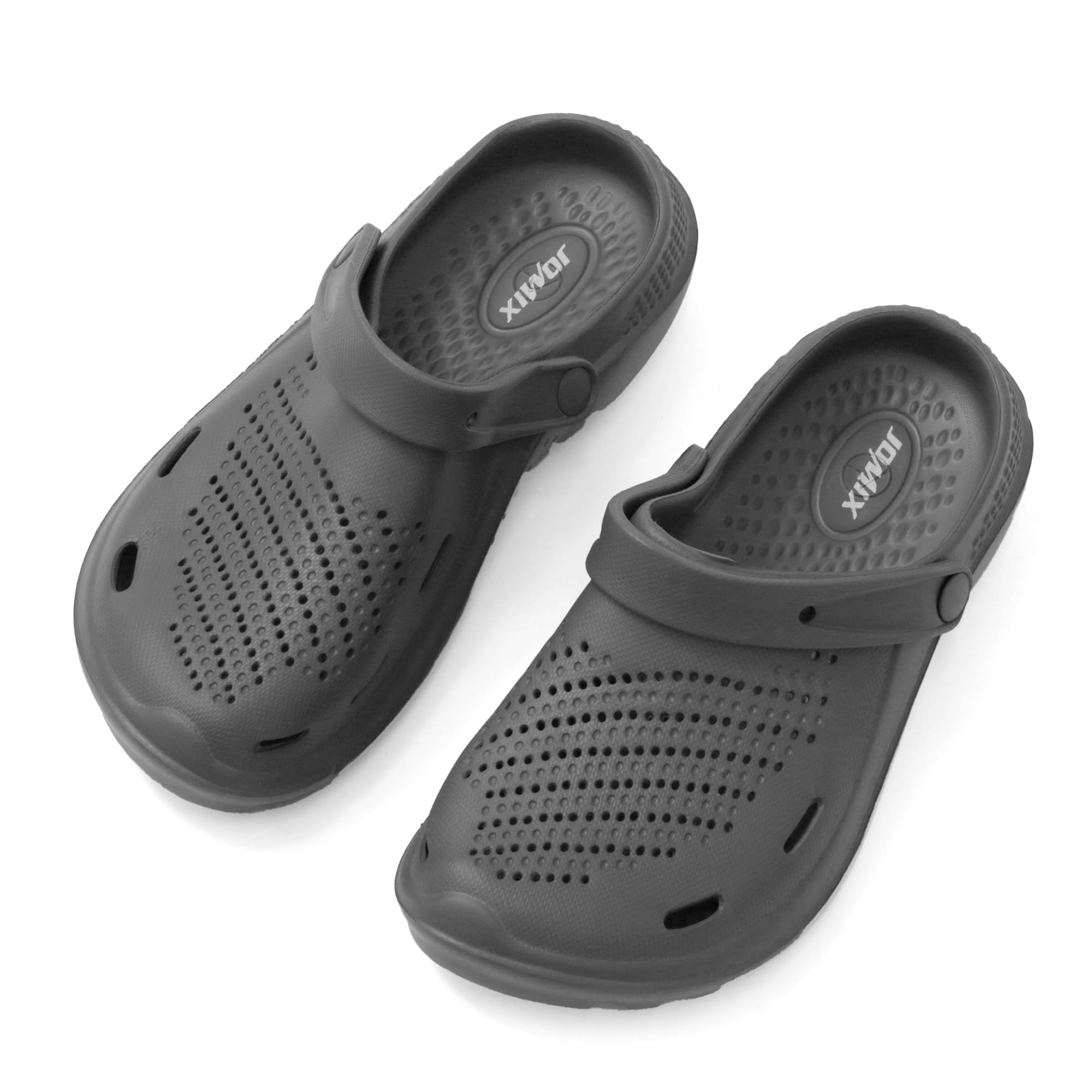 JOMIX Damen Clogs Sommer Pantoletten Elegant Hausschuhe Weiche Gartenschuhe Anti-Rutsch Leicht Sandalen Arbeitsclogs