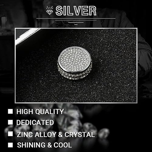 Miniatura 5 de CARFIB Para VW Volkswagen Golf GTI R Alltrack SportWagen e-Golf Bling Accesorios Espejo Lateral Perilla de Control Pegatinas Pegatinas Tapas Coche