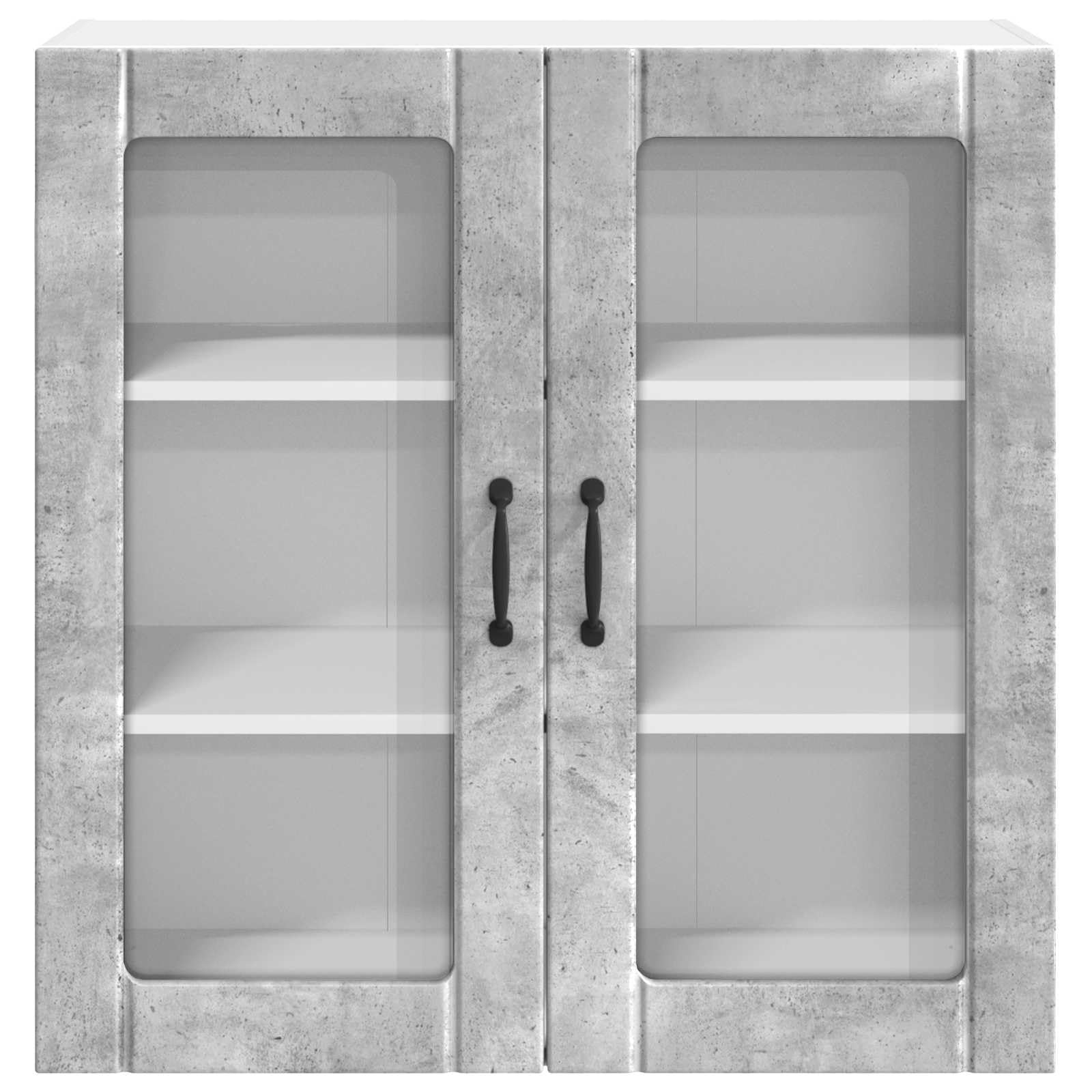 Armadio 80x31x80 cm con 2 ante con 2 ripiani in legno