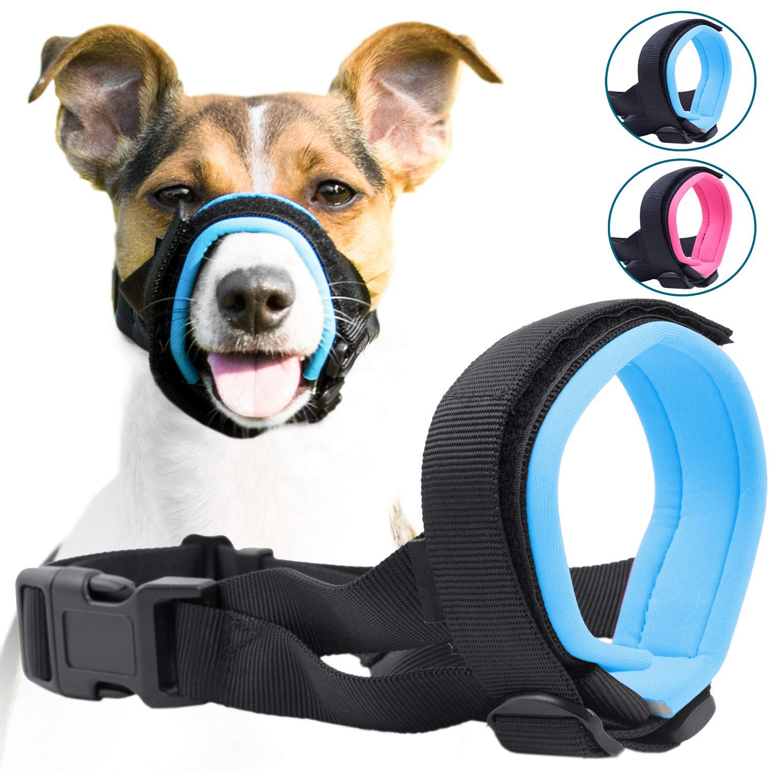 BARKLESS Maulkorb Für Hunde – Korbmaulkorb Größe M, Verstellbar, Zum Training & Fellpflege