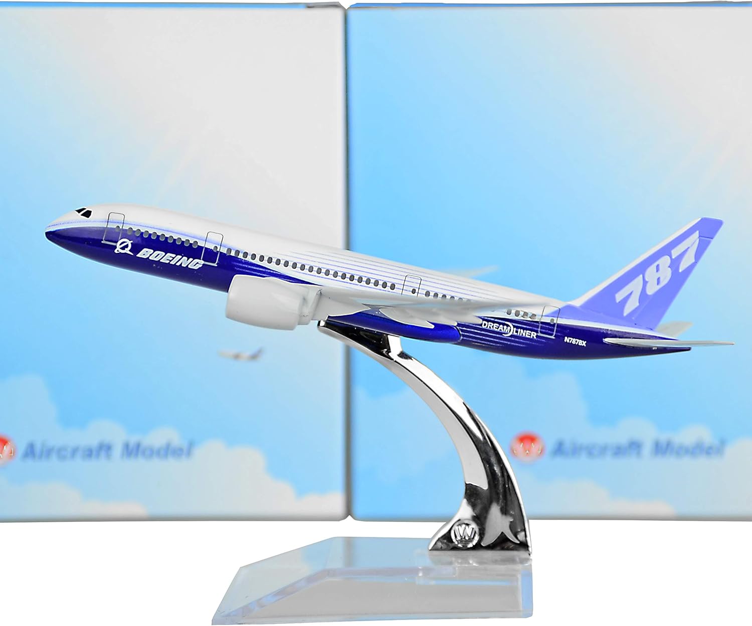 Lose Fun Park 16cm B787 Diecast Airplane Model Metal Plane Model for Collection : Toys & Games