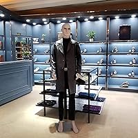 Vista 5 de Male Mannequin Full Body Adjustable Mannequin Torso Dress Form with Metal Base 73inches