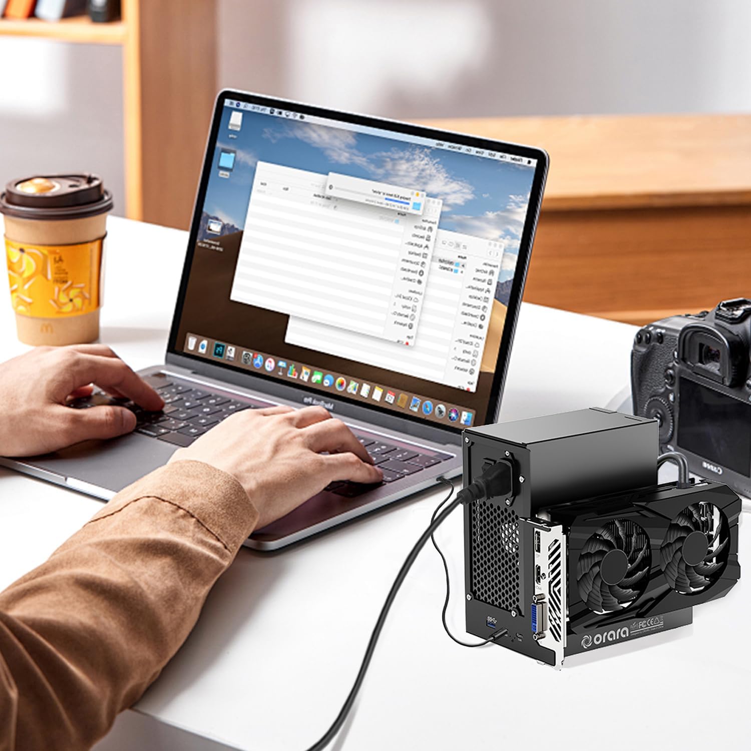 External GPU Dock Station, Mini eGPU Enclosure Only Compatible with  Thunderbolt 3/4,USB4 40Gbps Graphics Card Dock Compatible with NVIDIA/AMD  PCIe,