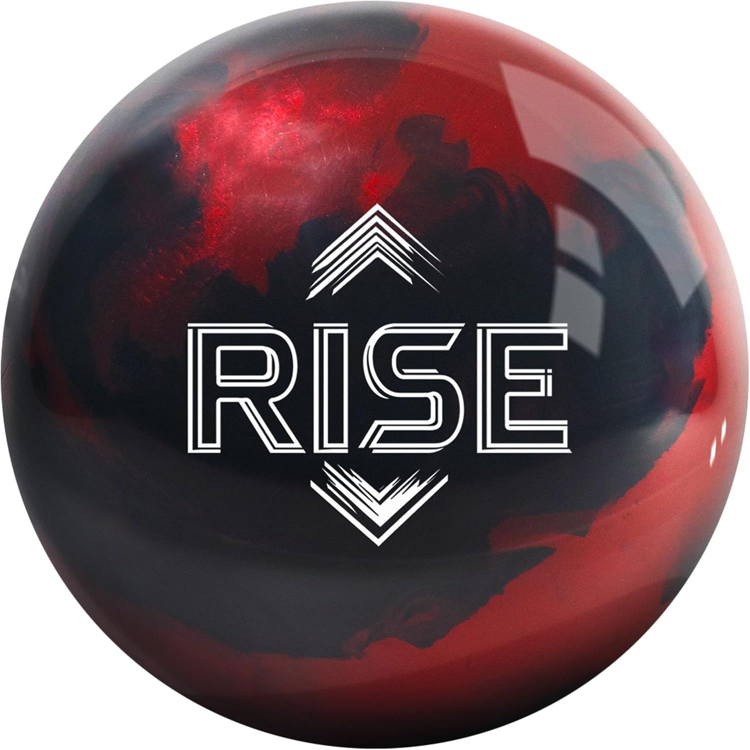 KR Strikeforce Rise Reactive Performance Undrilled Bowling Ball for Dry to Medium Lanes and Available in 5 Designs and 7 Weights