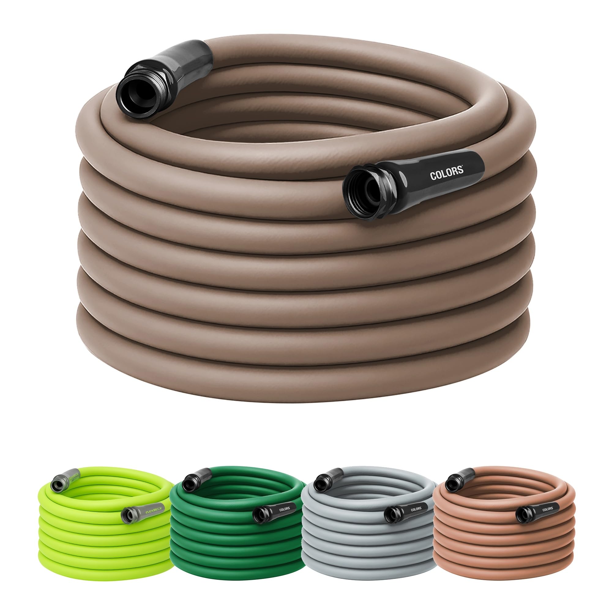 Flexzilla HFZC575BR-E Garden Hose, Brown Mulch, 75'