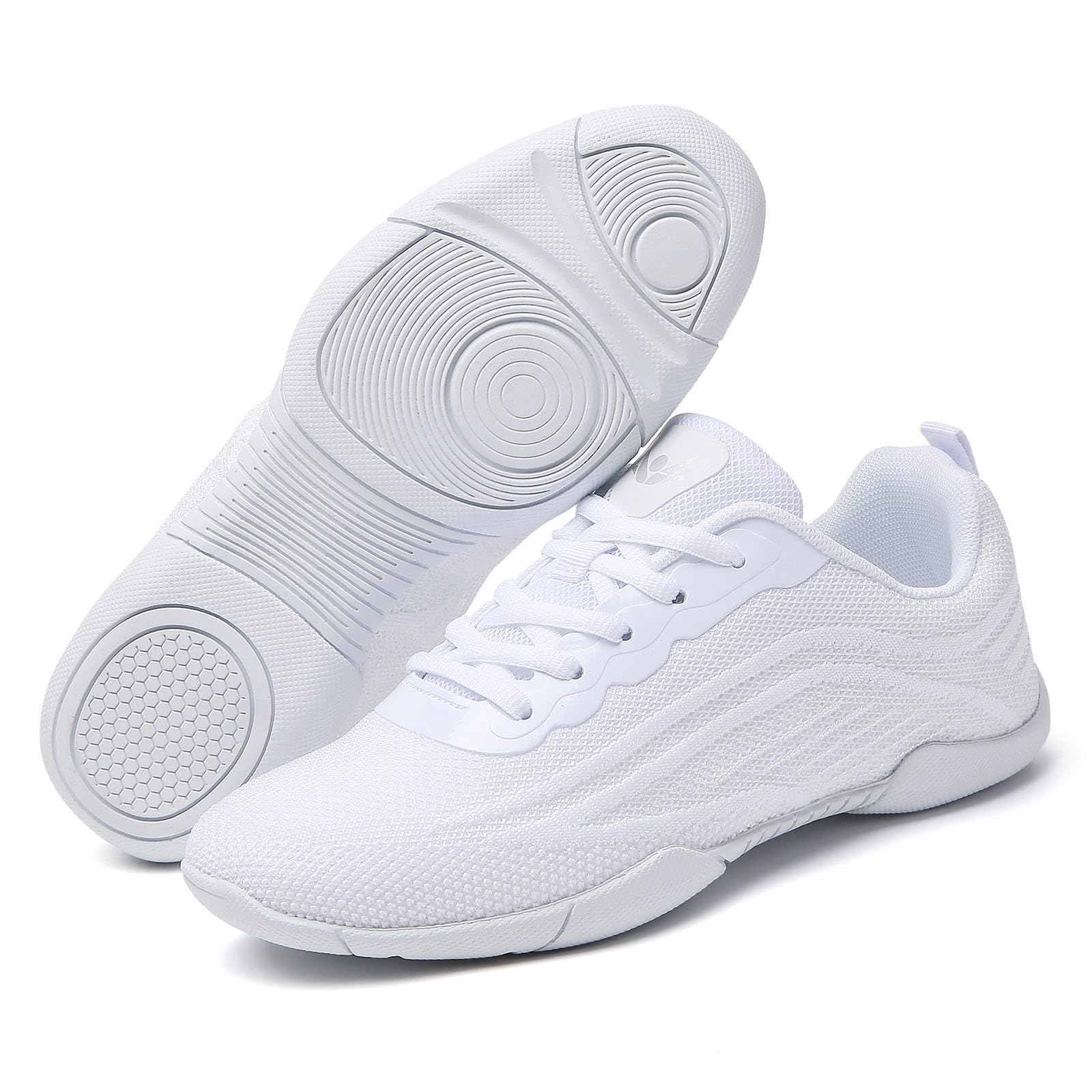 SECHRITE Cheerleading Cheerleader Scarpe Da Donna Bianca Nero Ragazza Leggero Traspirante Scarpe Da Ballo Sneakers