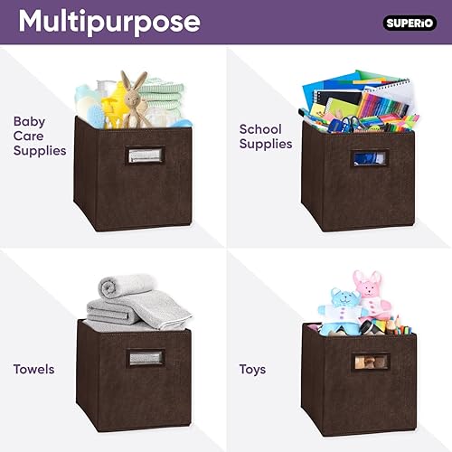 Miniatura 3 de Superio Contenedores de almacenamiento plegables para organización y almacenamiento, organizadores de clóset y almacenamiento, almacenamiento de