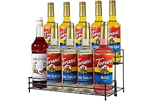 Coffee Syrup Organizer Rack: The Ultimate Syrup Stand for Your Coffee Bar