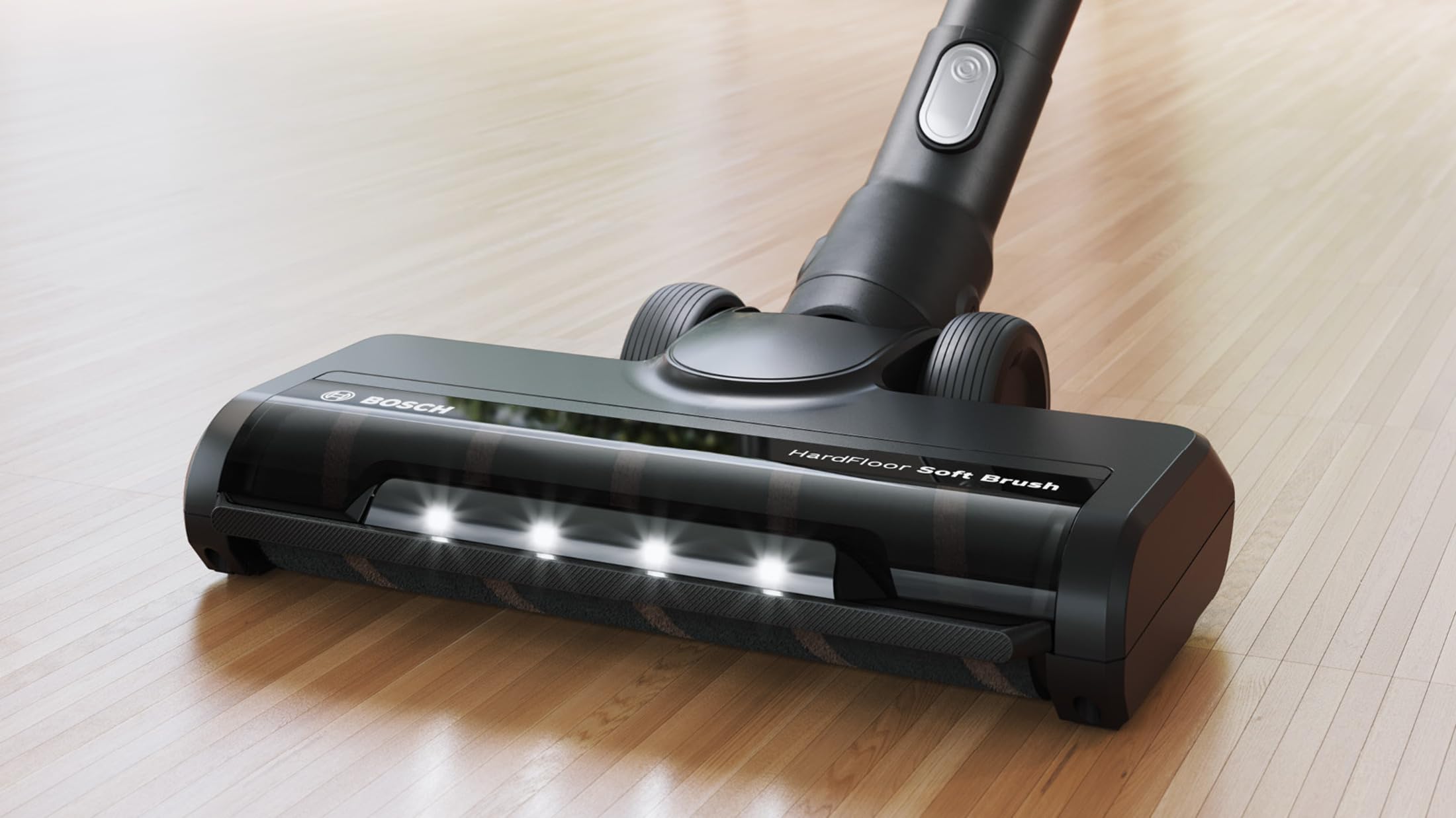 Bosch - Cepillo de suelo duro, compatible con dispositivo Unlimited, Cepillo HighPower rotativo 180 grados, BHZUHF.
