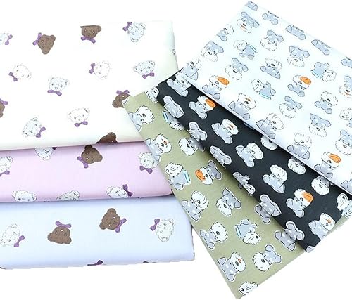 Miniatura 17 de Hanjunzhao Paquete de 10 piezas de tela de algodón con estampado floral de 18 x 22 pulgadas, cuadrados de tela acolchada precortados para coser