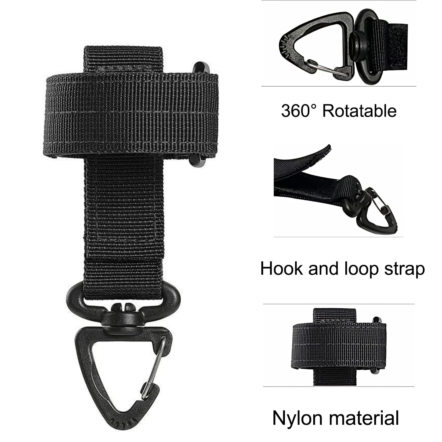 Handschuhclips Für Arbeitshandschuhe – 4 Stück, Mit Krokodilklemme, Für Feuerwehr, Handwerk & Sicherheit