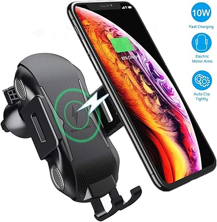Hoidokly Cargador Inal?mbrico Coche, 10W Qi Carga R?pida y Soporte M?vil Aplicable a Rejillas del Aire para iPhone X/XS/XR/8/8, Samsung s10/s10+/s9/s8 /s7/s6 Edge/Note 8 Cargador Wireless Qi Devices Hoidokly Cargador Inal?mbrico Coche, 10W Qi Carga R?pida y Soporte M?vil Aplicable a Rejillas del Aire para iPhone X/XS/XR/8/8, Samsung s10/s10+/s9/s8 /s7/s6 Edge/Note 8 Cargador Wireless Qi Devices