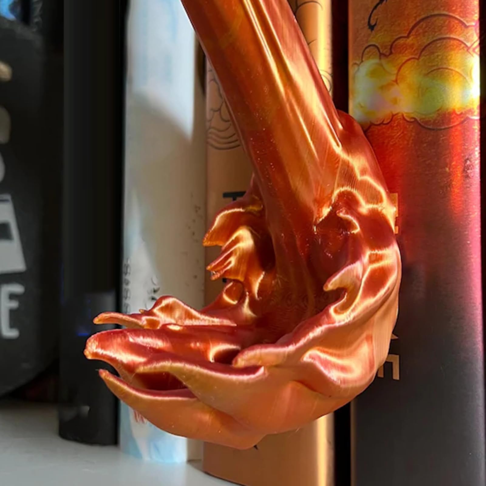 Libreria Decorativa A Tema Drago - Design 3D Gotico Per Appassionati Di Fantasy E Medieval - Foto 6