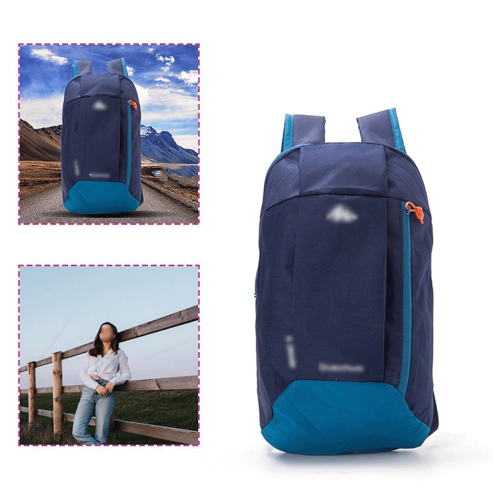 DieffematicHZB Kosmetyczka Casual Men Women Outdoor Travel Backpack Waterproof Canvas Sport Camping Running Climbing Rucksack Students School Bag (Color : Green)