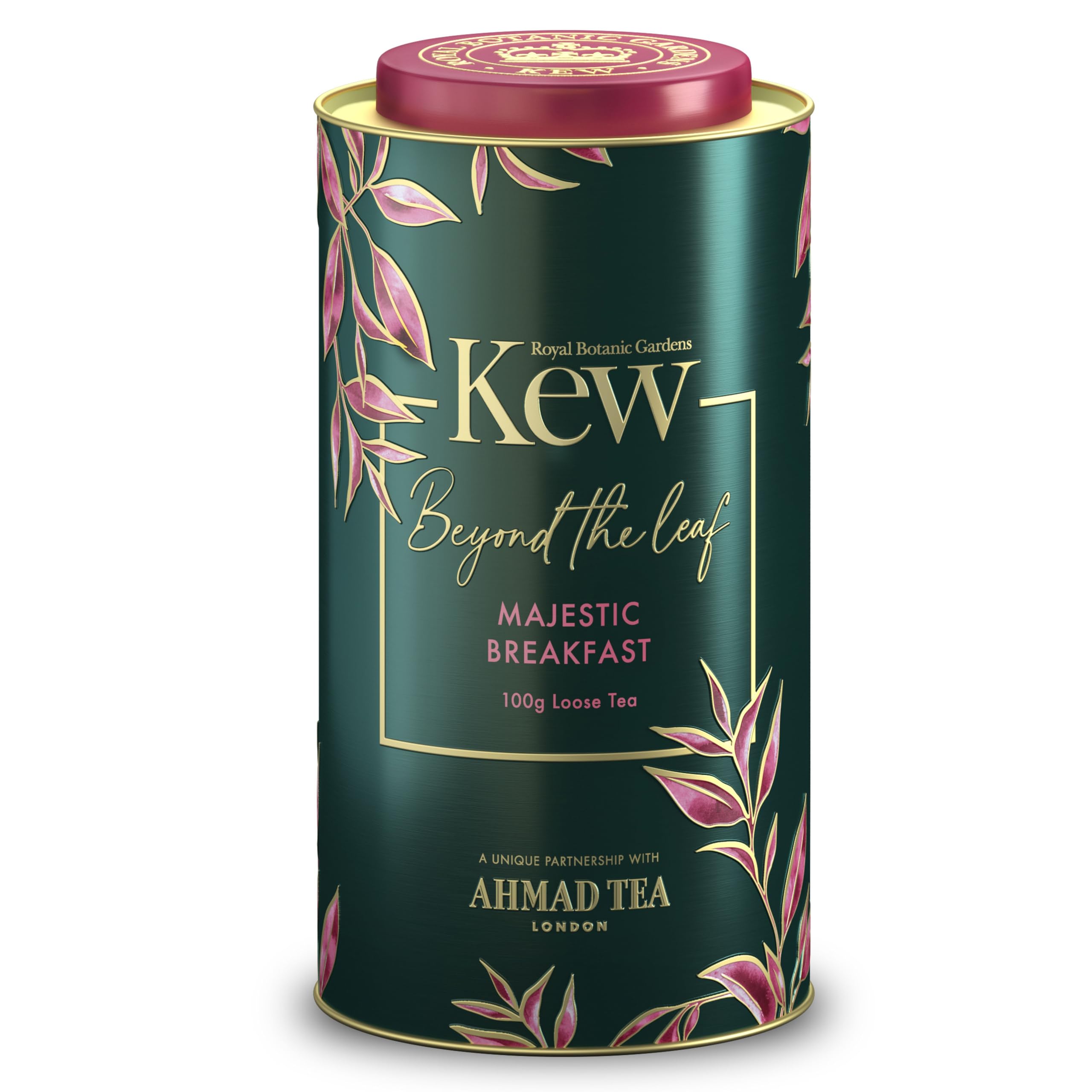 Ahmad Tea & KEW Gardens | Majestic Breakfast Caddy | Black Tea | Perfect tea ...