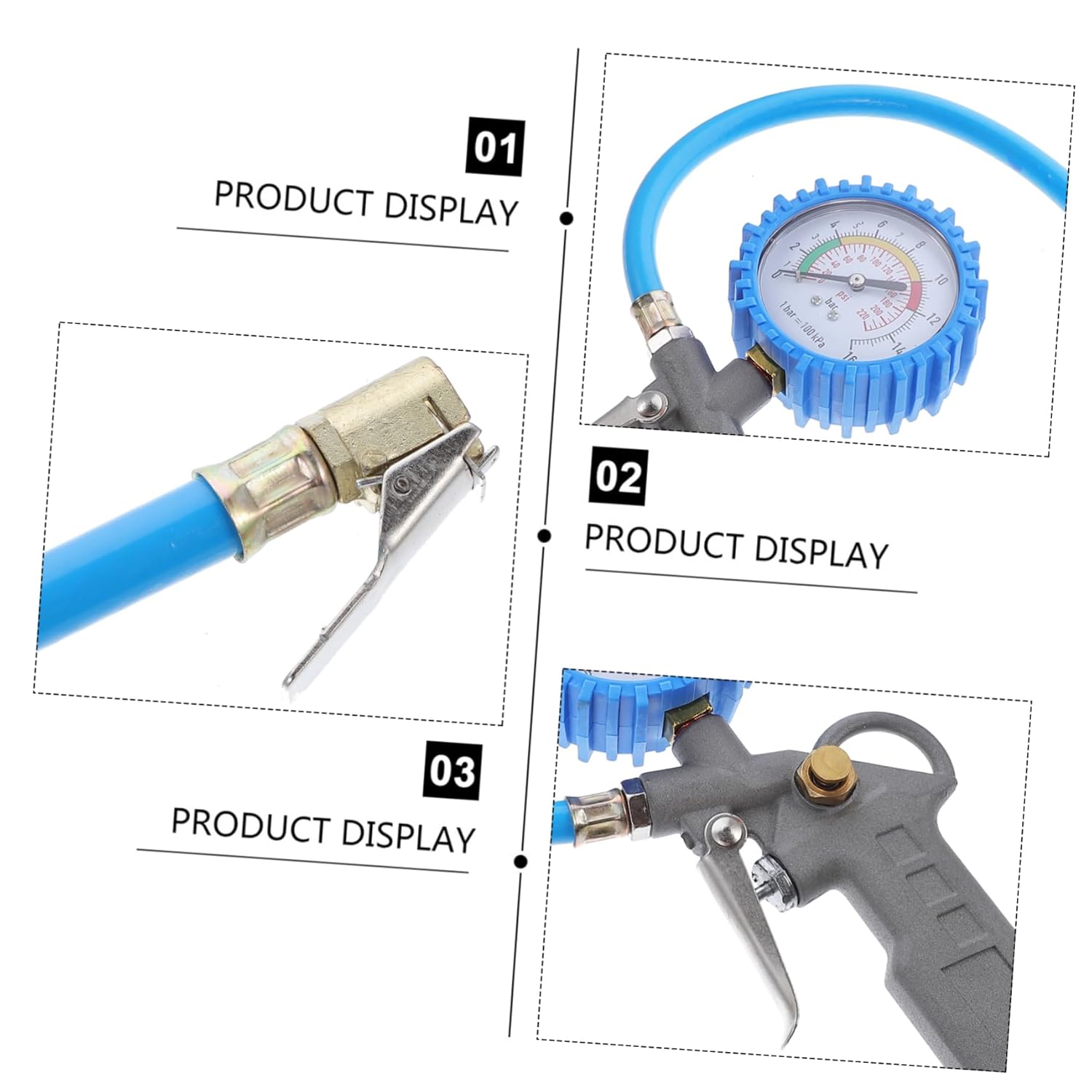 Real-Detection Car Tire Pressure Tyre Pressure Testing Tool Digital Gauge Easy to Use Material