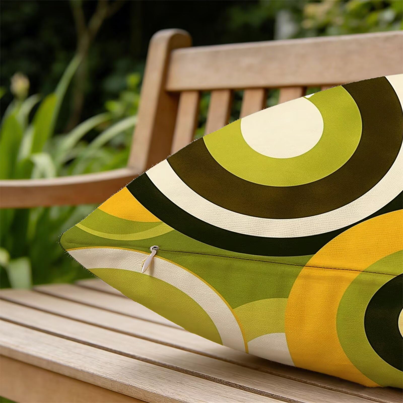 Housse de Coussin Canapé Couleur Orange 50x70cm Exterieur Impermeable Géométrie Taie D'oreiller Décoratif Aesthetic Housse Coussin Decoration pour Chambre Sofa Jardin Balcon Terrasse Lot de 2. T-2166