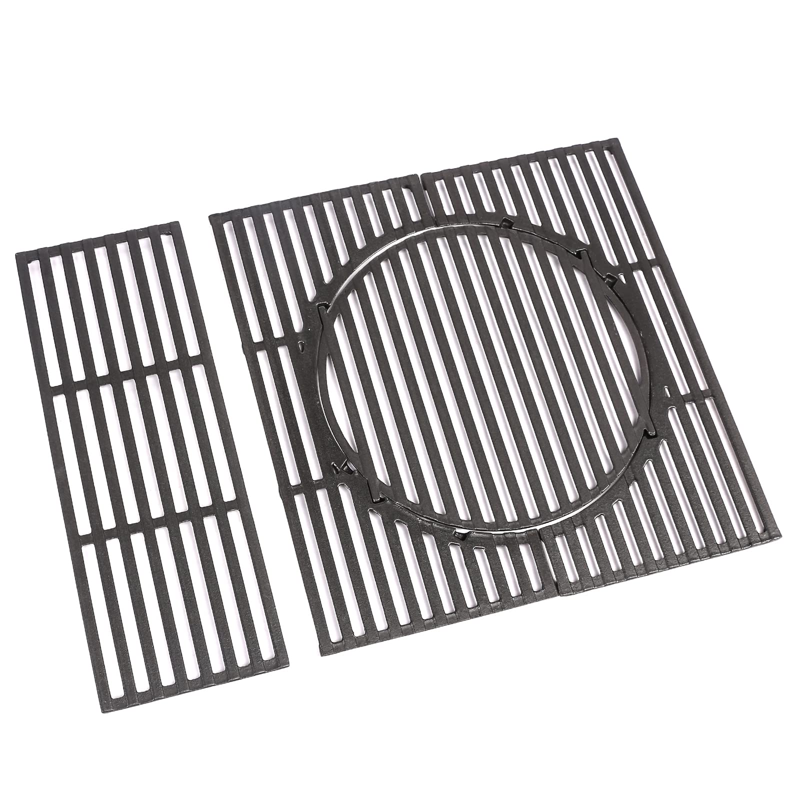 GFTIME Gusseisen Grillrost 41,5 x 59cm für Enders Chicago 3, Switch Grid Rost-in-Rost System für Enders Chicago 3, Grillrost Ersatzteile
