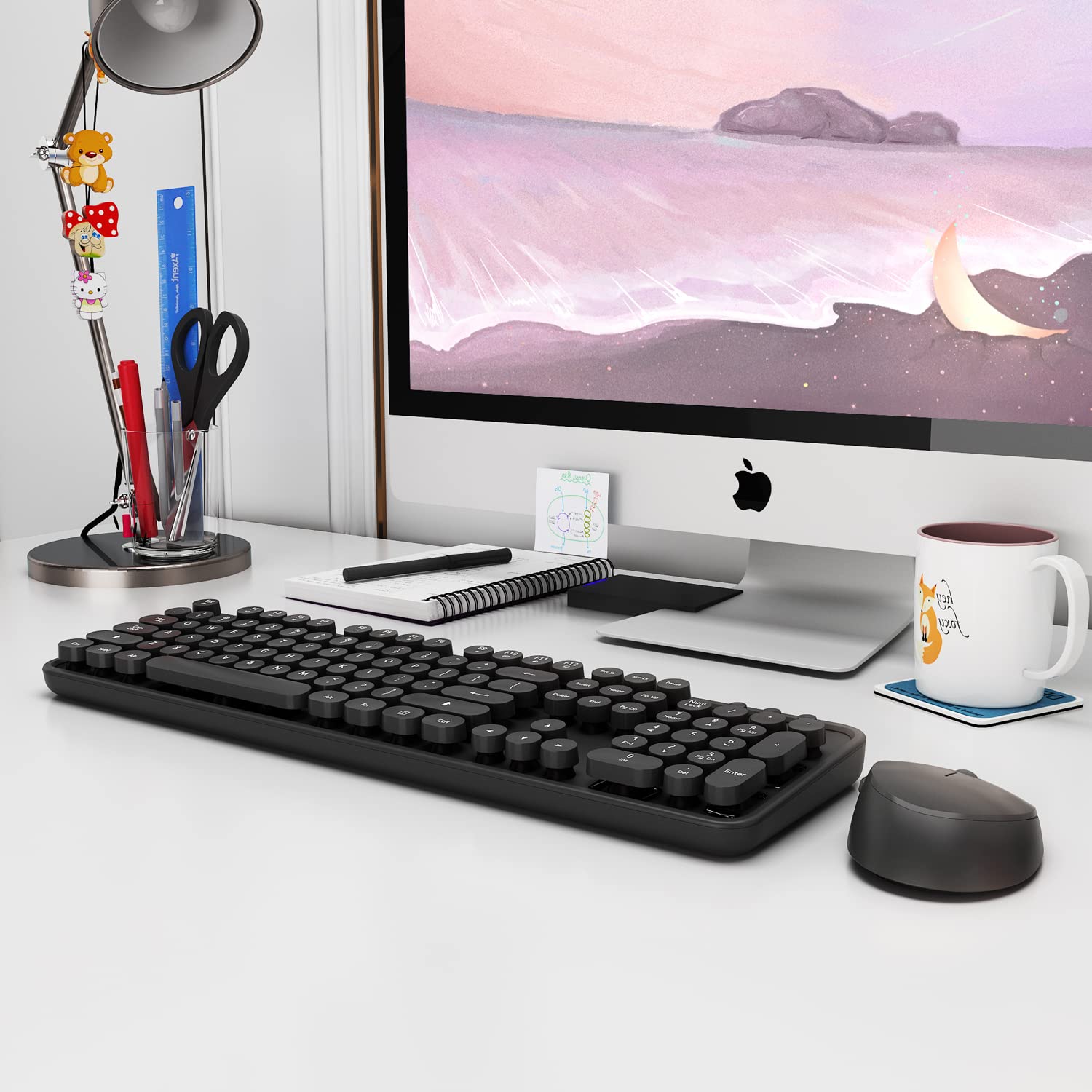 Mysz BIIOONES Przewodowa USB 1000 DPI, Oburęczna Mysz, Kompatybilny z PC/Mac/Laptop-407