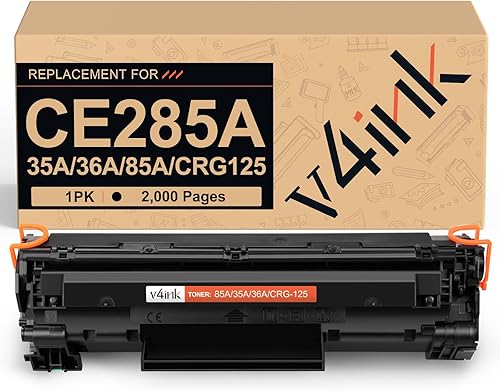 Miniatura 1 de V4INK Cartucho de tóner compatible 85A de repuesto para HP 85A CE285A 36A CB436A 35A CB435A Canon 125 Tinta de tóner para HP Pro P1006 P1102 P1102W