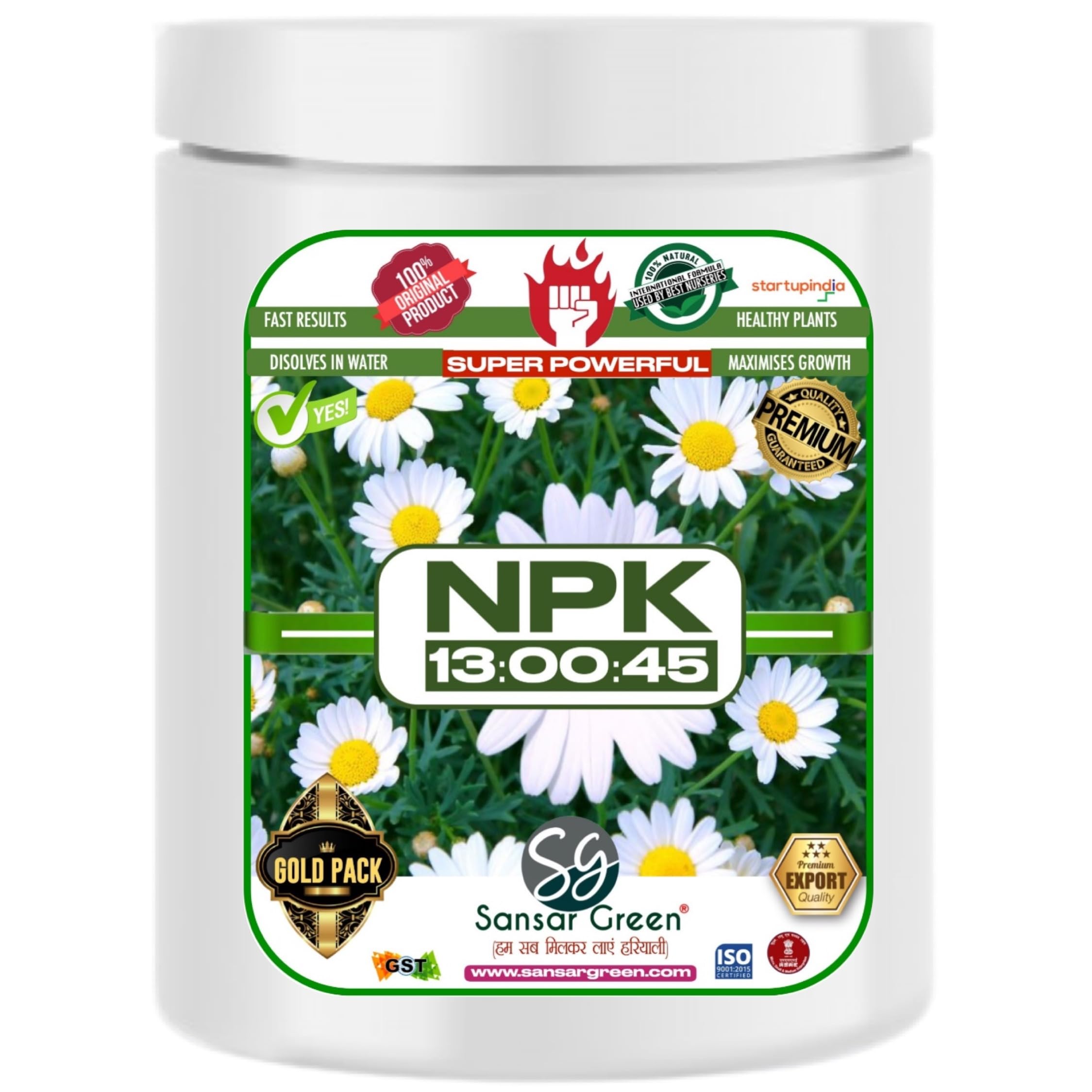Sansar Green® NPK 13:00:45 for Plants (200 gm) (B09XQJ2QKV) Amazon Price History, Amazon Price Tracker