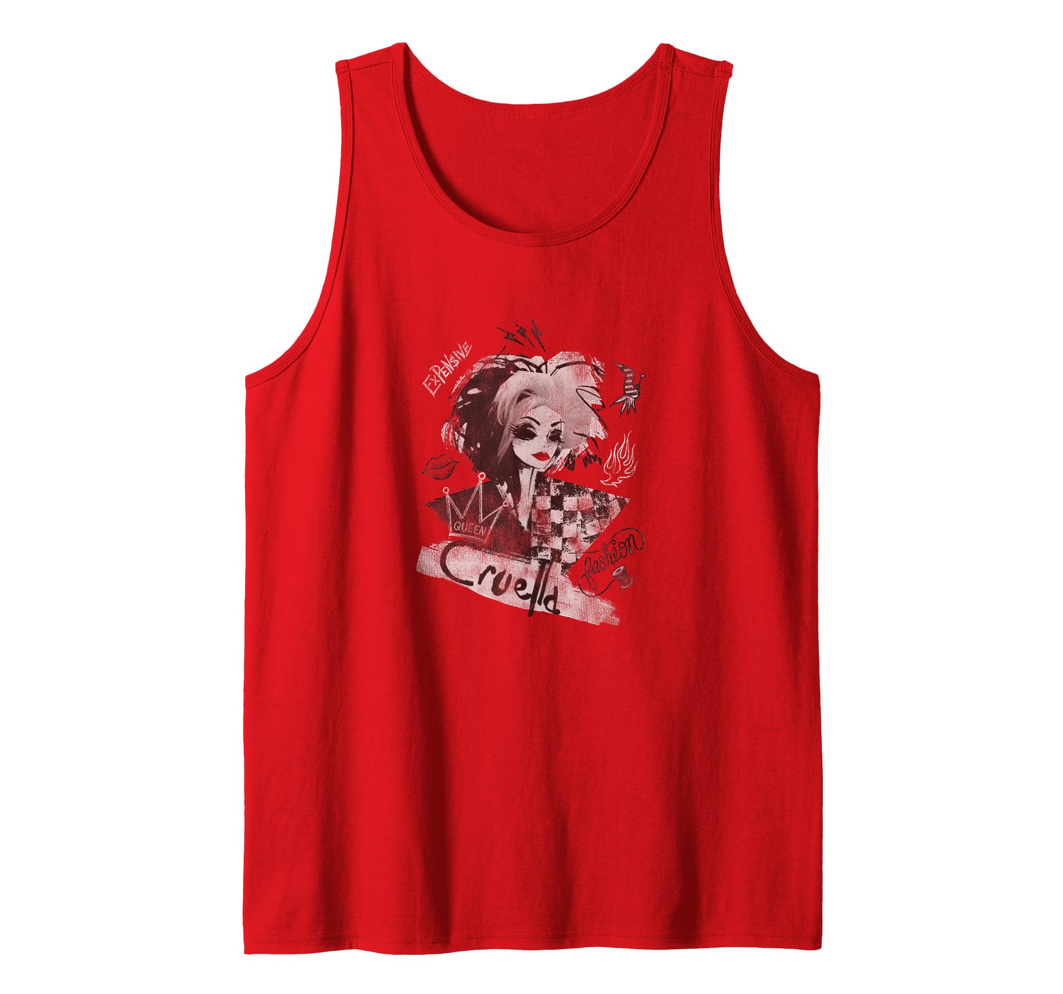 Disney Cruella Artsy Collage Tank Top